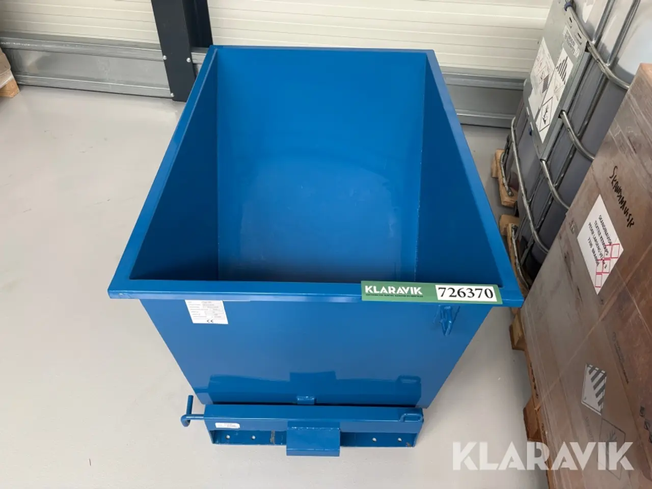 Billede 4 - Tipcontainer Intra Materialhantering Tippo 300 320 L / 1500 kg.