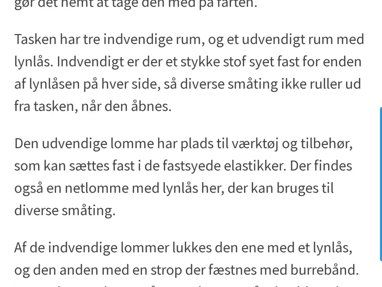Billede 5 - Smart Garntaske med mange opbevarings muligheder 