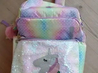Sød Unicorn skoletaske fra DanPen