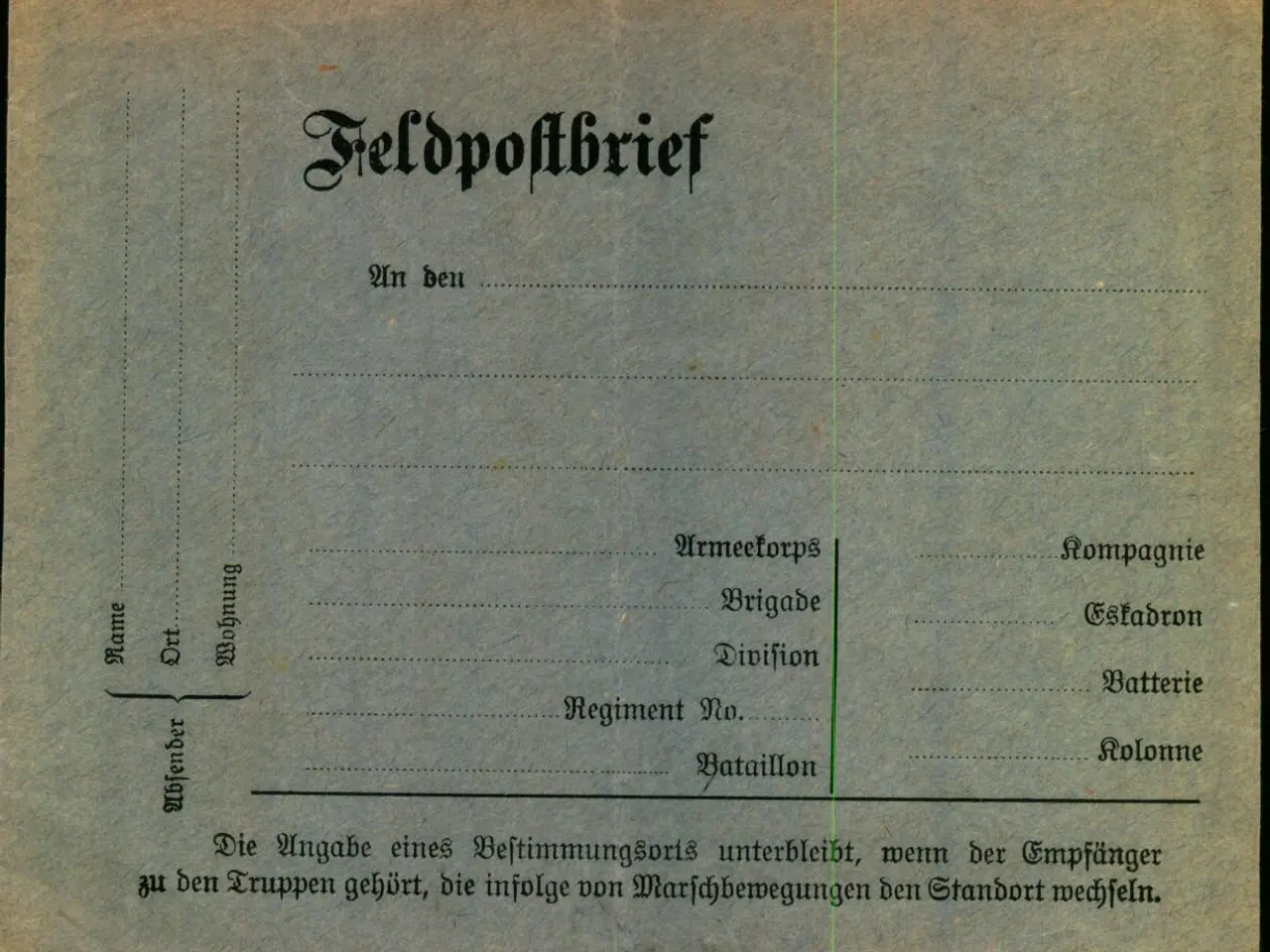 Billede 1 - Feldtpostbrief - Kuvert