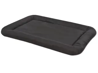 Hundemadras L - sort, vandafvisende med skridsikker bund (67 × 43 cm)
