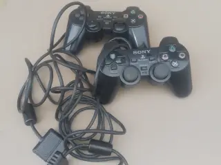 2 stk PS 2 Sony Controller Dual Shock Inkl Spil