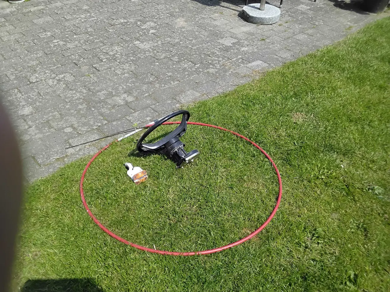 Billede 1 - Rat og styrekabel 10 fod.