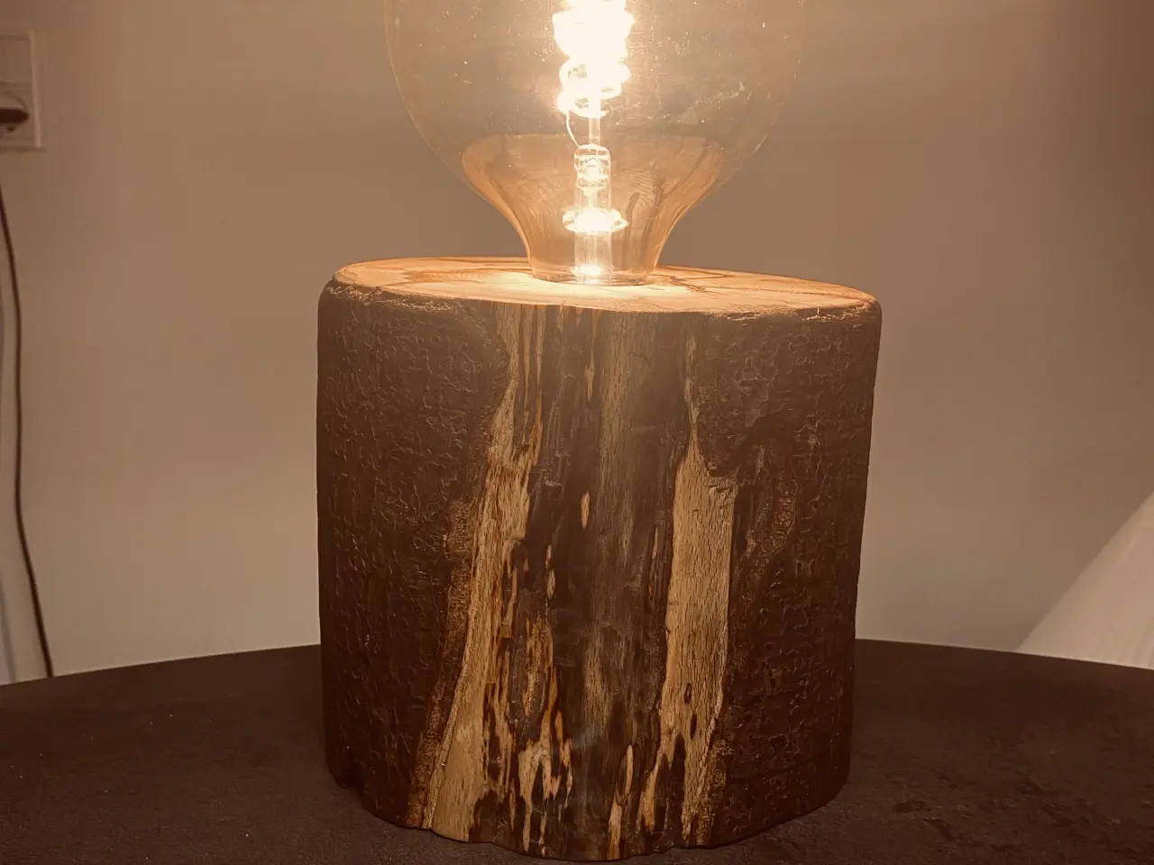 Billede 3 - Lampe - unik hyggelig naturlig