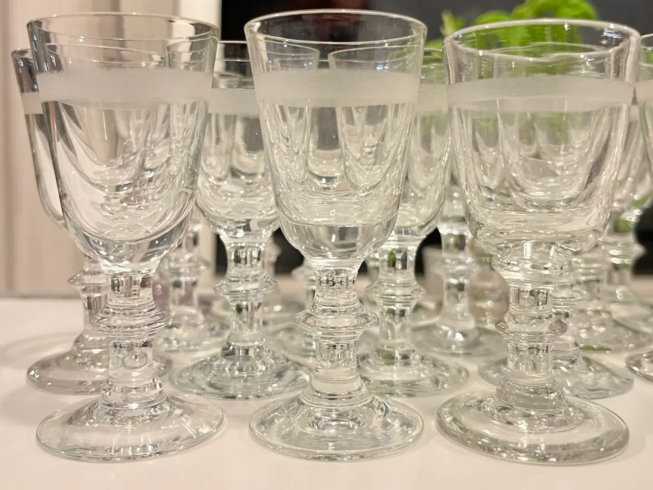 Billede 3 - Berlinois snapseglas med båndslib 22 stk.