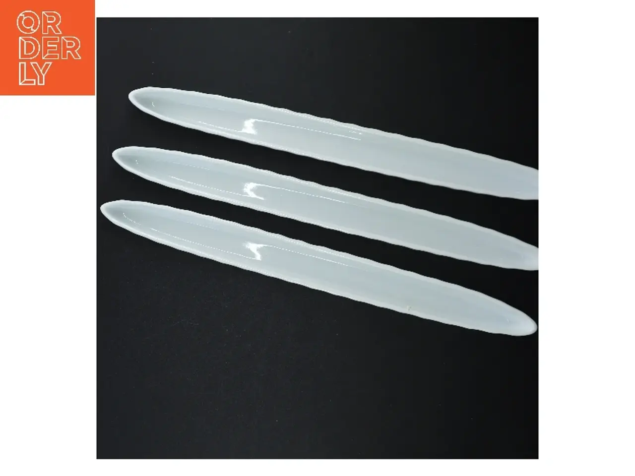 Billede 3 - Porcelæn Baguetteskåle (str. 39,5 cm)