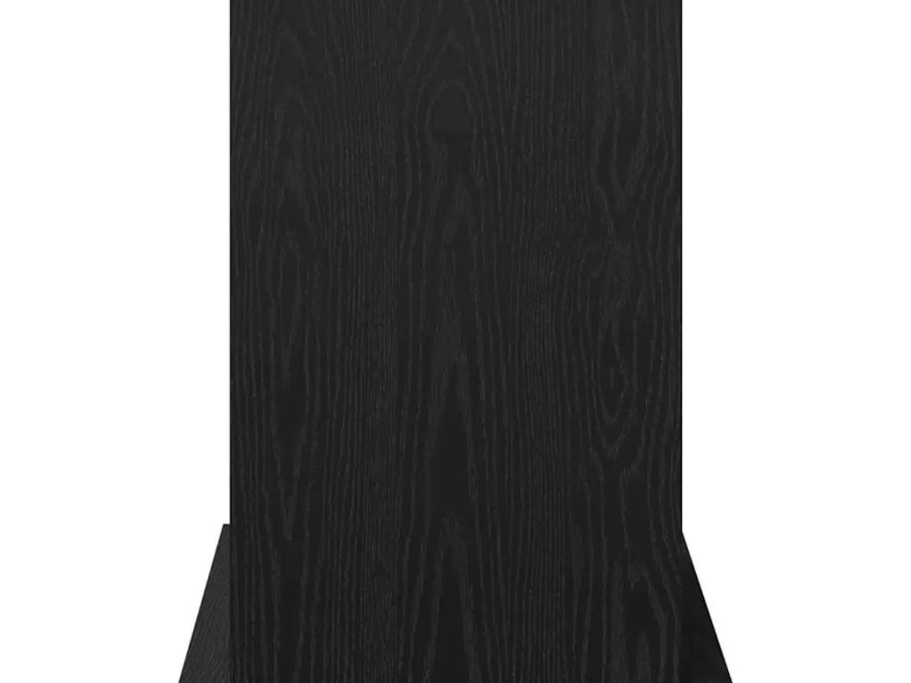Billede 7 - Computerbord på hjul - sort egetræ, 80×50×75 cm, konstrueret træ