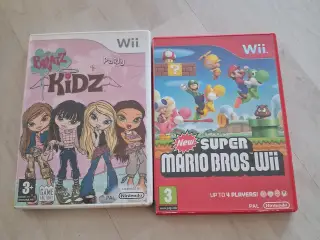 Nintendo Wii spil – Bratz Kidz og New Super Mario