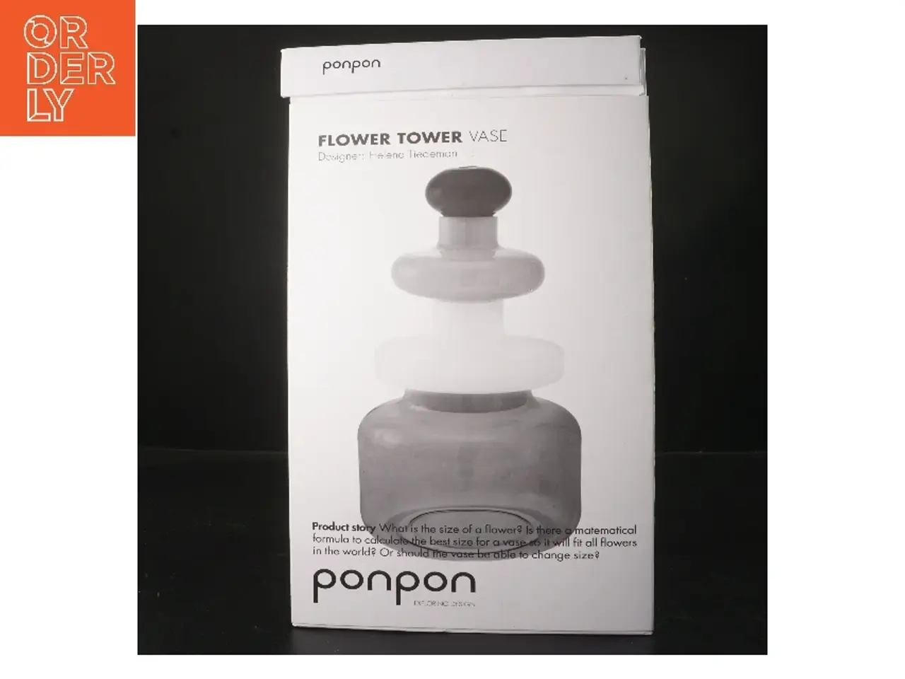 Billede 3 - Flower Tower vase fra Ponpon (str. 34 cm)