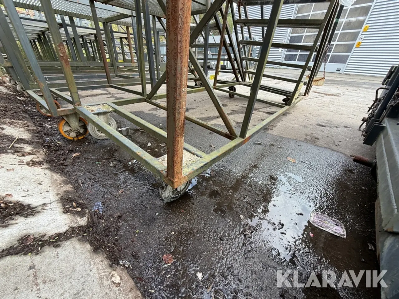 Billede 6 - Arbejdesplatform med trapper 1 styk