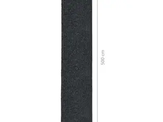 Snavsbestandig tæppeløber 100×500 cm - antracitgrå