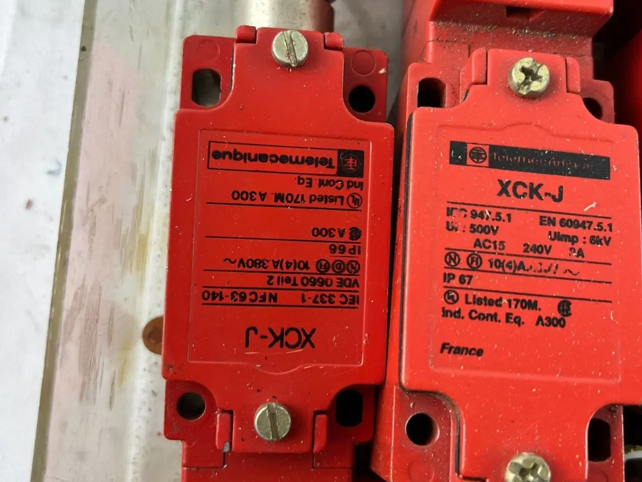 Billede 5 - parti 8x Telemecanique Safety Limit Switches XCK-J