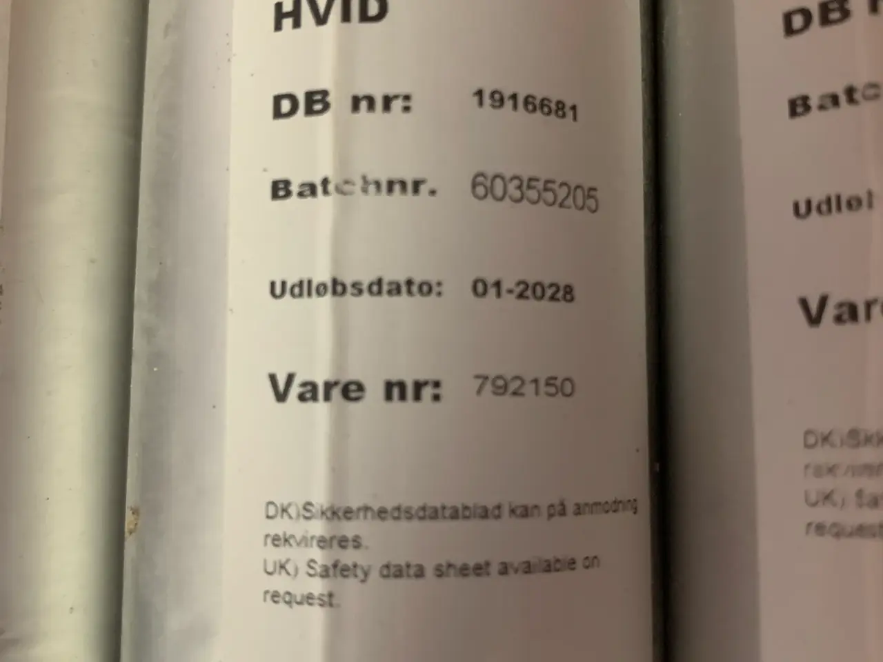 Billede 1 - Alpha tætningsklæber 600ml, fugemasse hvid, 21stk.