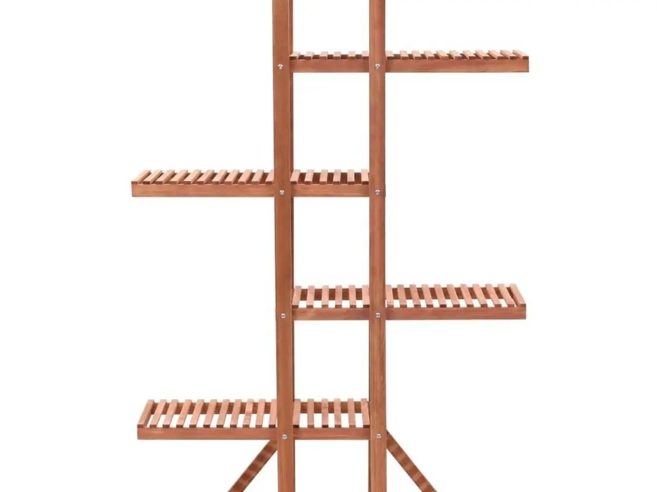 Billede 2 - Plantestativ i cedertræ - 86 × 36 × 139 cm, brun