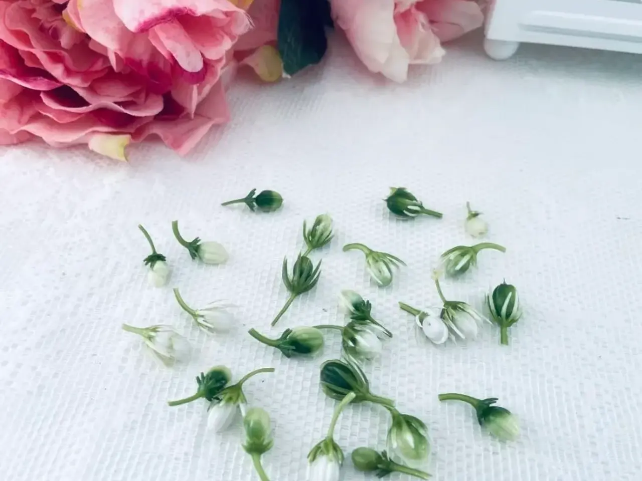 Billede 2 - Små kunstig blomster til hobby