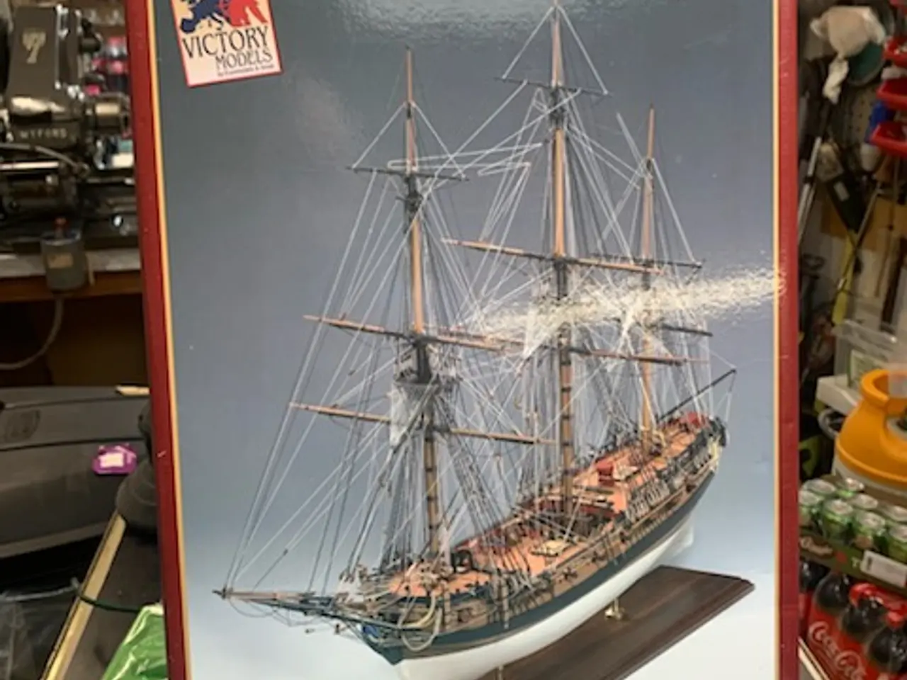 Billede 1 - Modelskib byggesæt HMS Fly