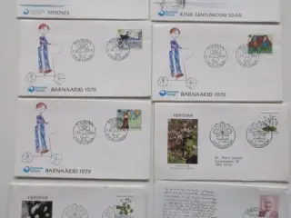 19 Førstedags kuverter fra Færøerne