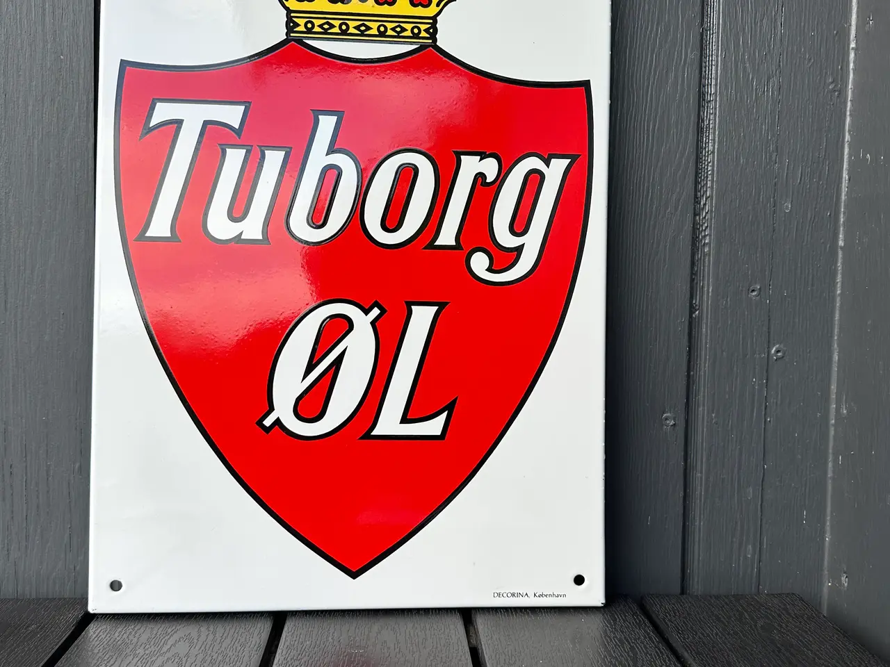 Billede 1 - Emaljeskilt, Tuborg