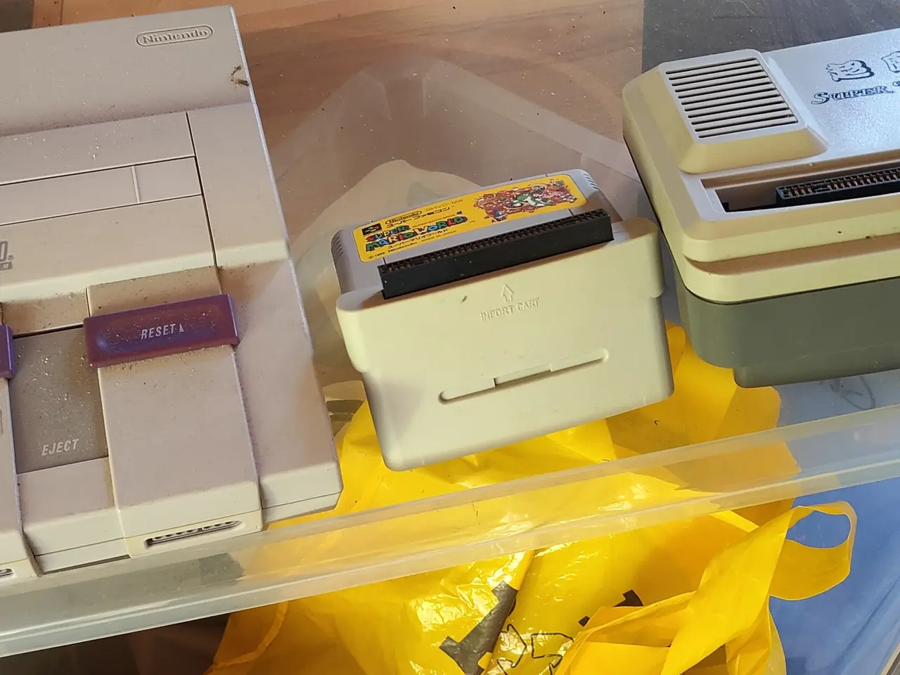 Billede 3 - Super Nintendo - SNES med diskdrev til spil kopier