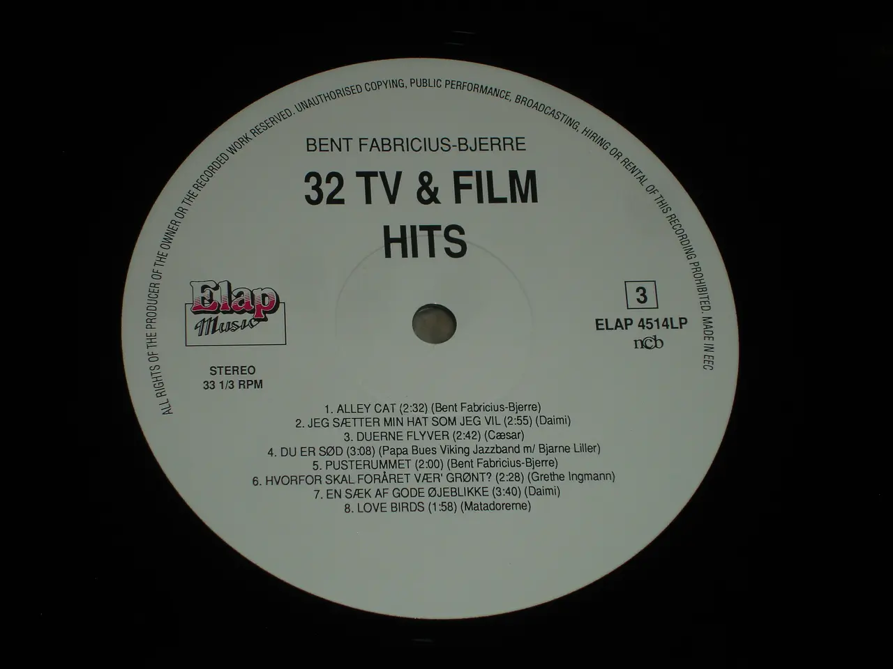 Billede 7 - Bent Fabricius-Bjerre – 32 Tv & Film Hits