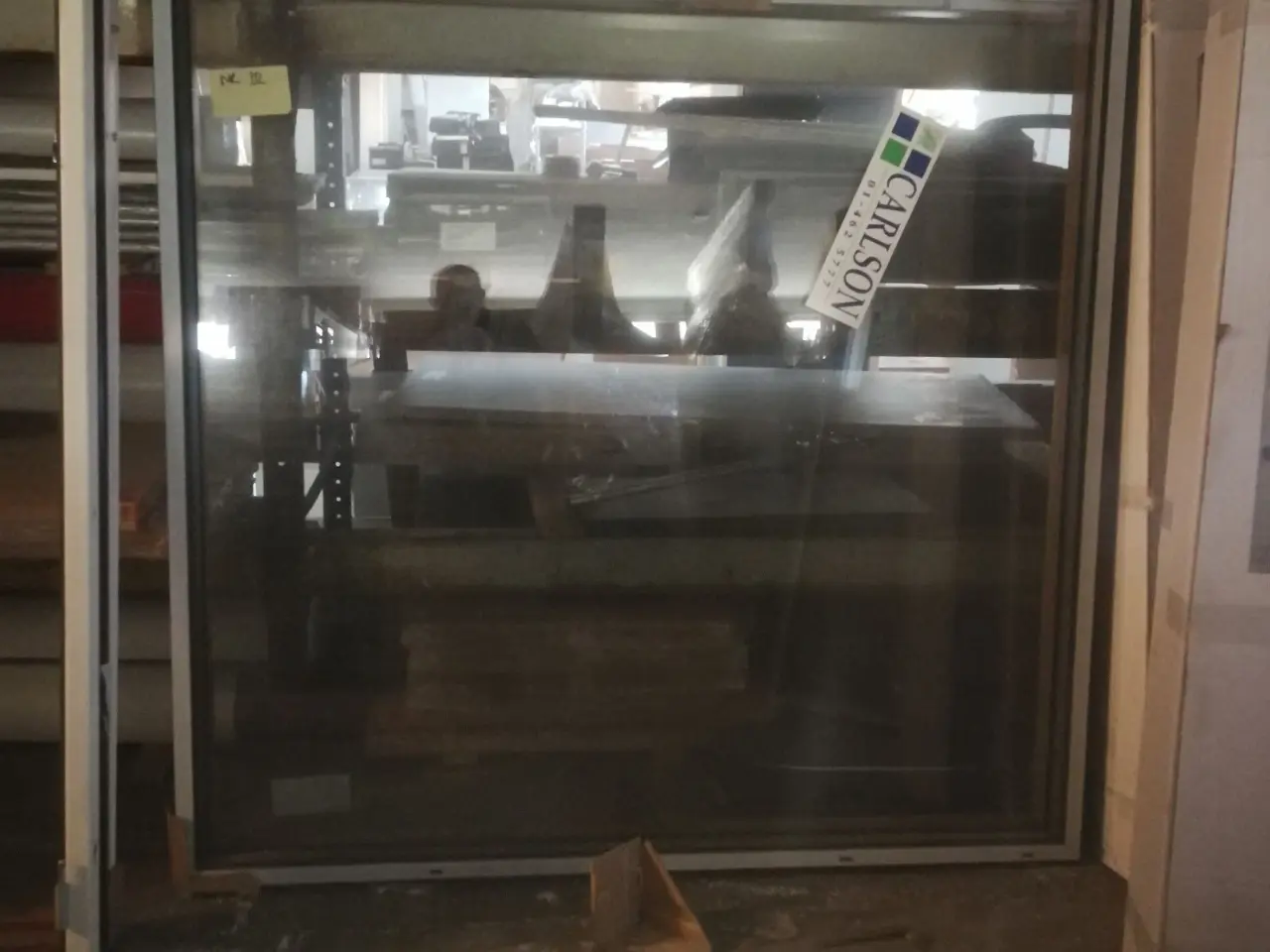 Billede 1 - 2 STK ANTRACIT FASTKARMS ALU B82/164xH192