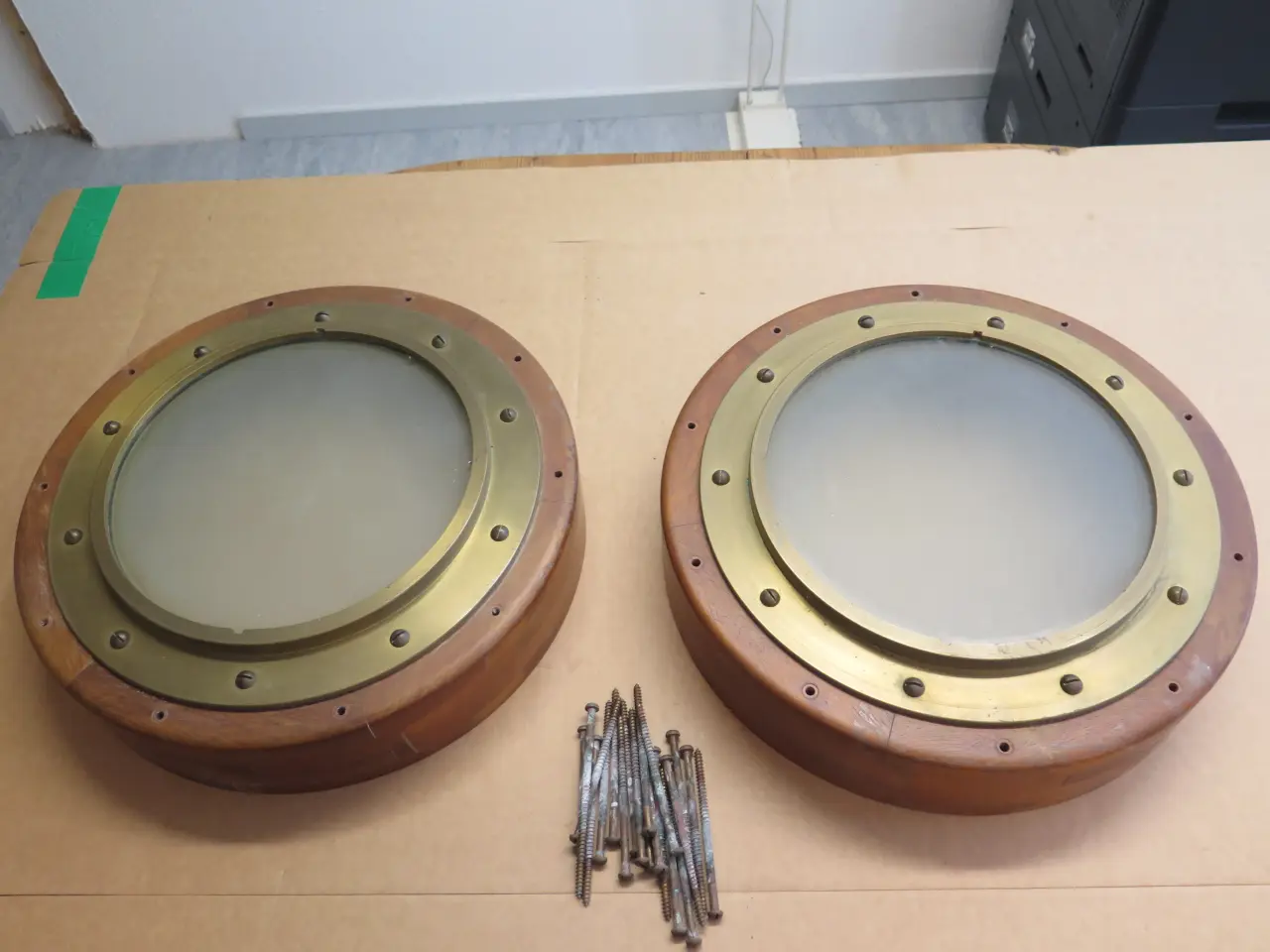 Billede 1 - 2 flotte maritime væg/loftslamper, håndlavede.