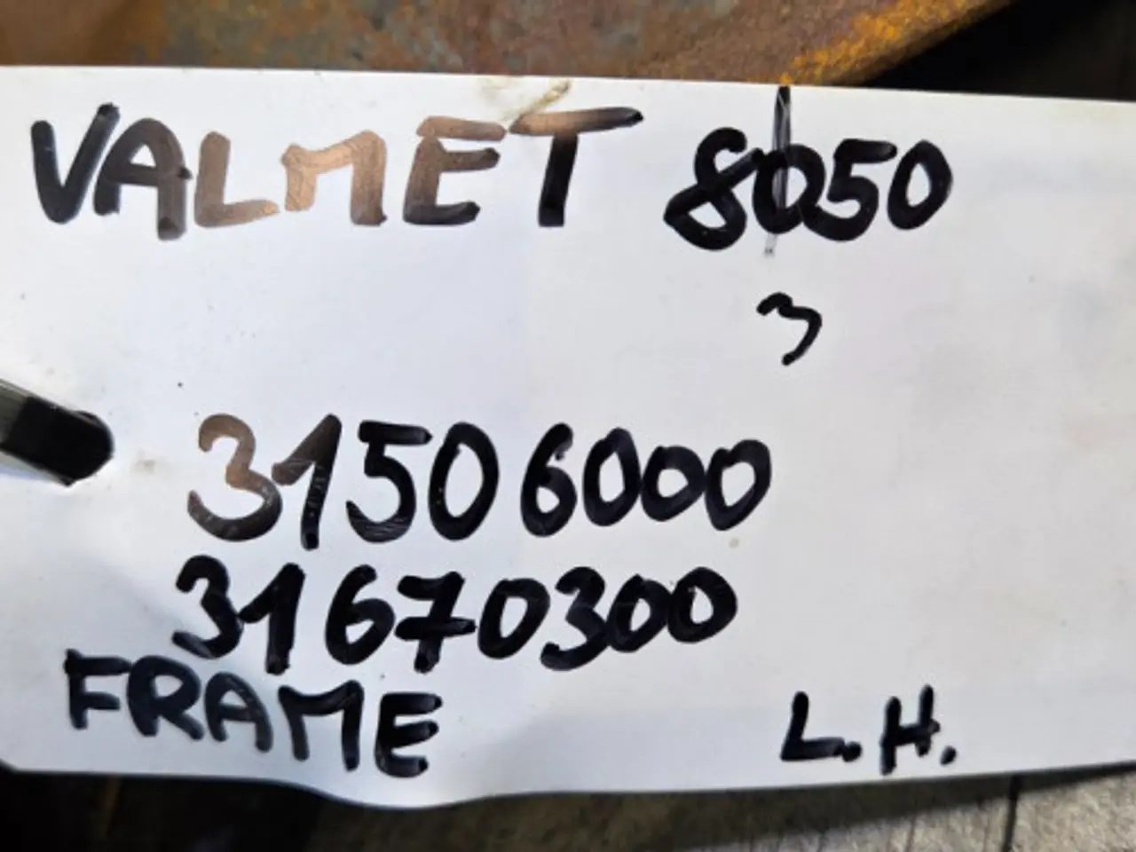 Billede 6 - Valmet 8350 Dør Ramme L. 31506000