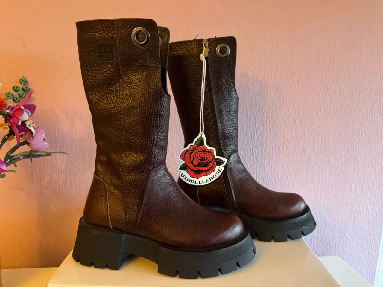 Billede 12 - Ægte læder boots fra Viadellerose #VDR