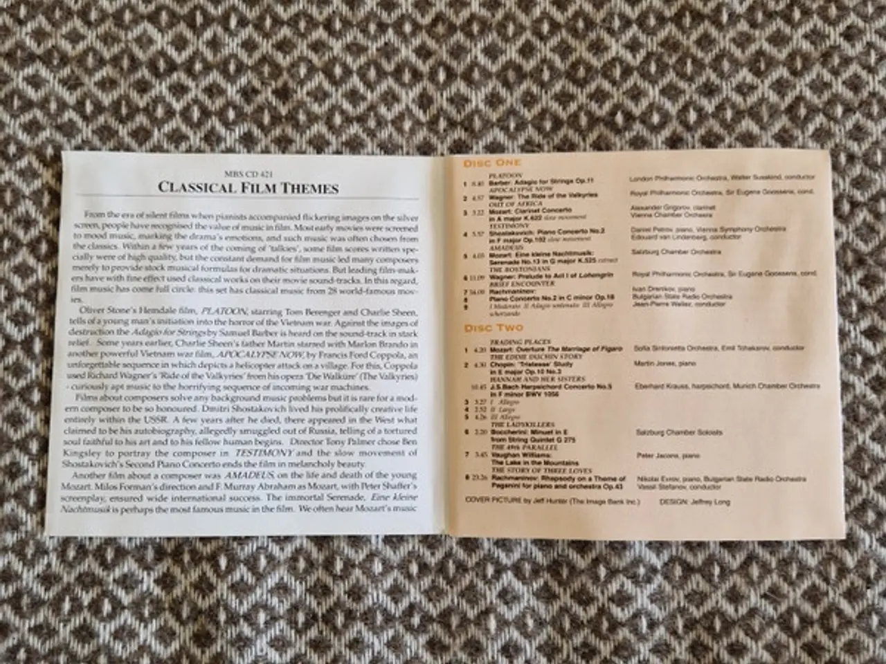 Billede 10 - Diverse kunstnere – Classical Film Themes – 4CD