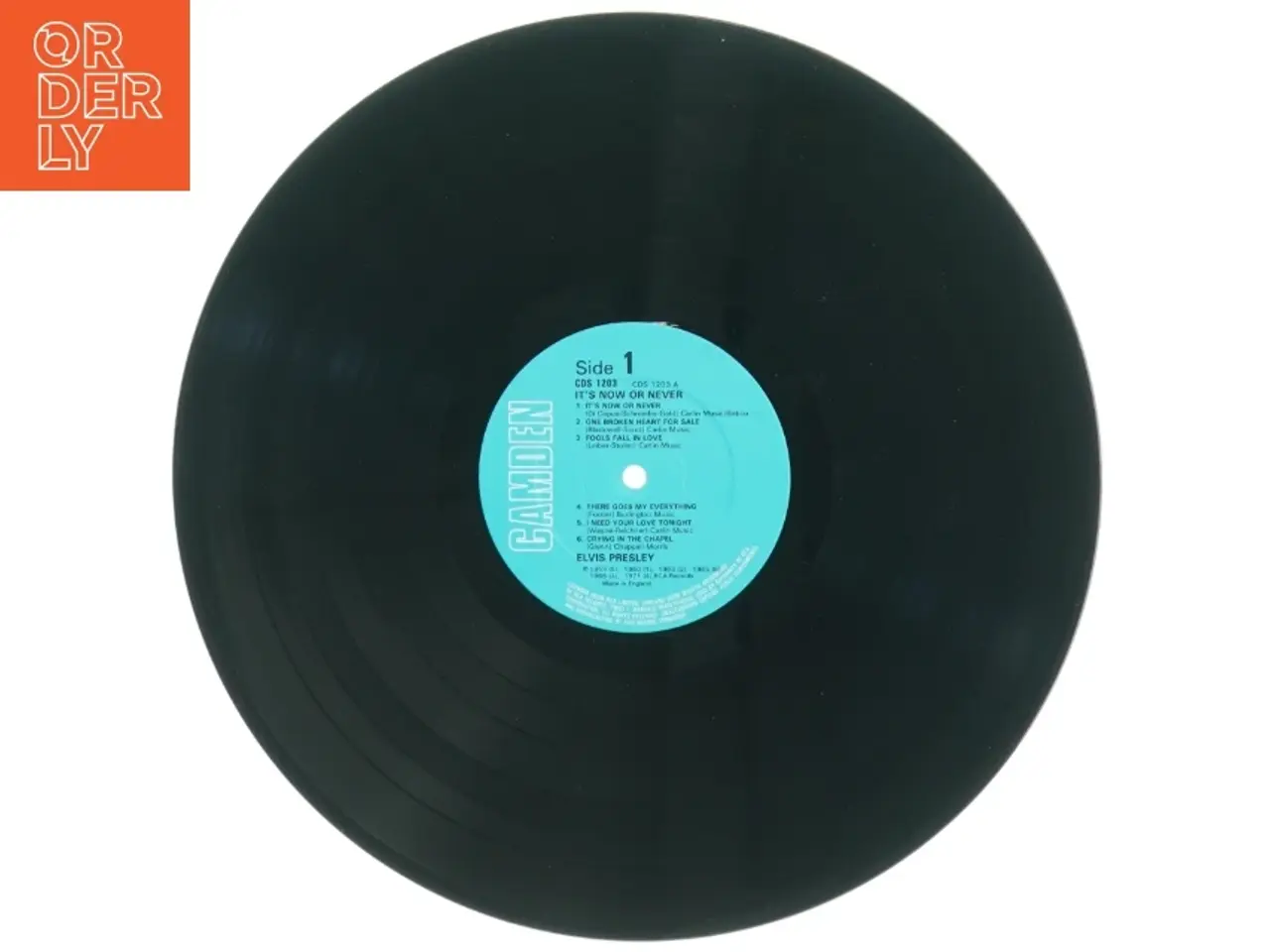 Billede 4 - Elvis Presley vinylplade fra Camden (str. 31 x 31 cm)