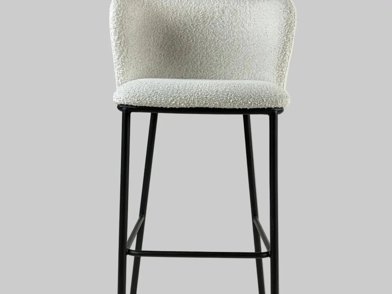 Billede 3 - Ellos Home Tirri Barstol – Cremehvid/Sort Stel SH 76cm
