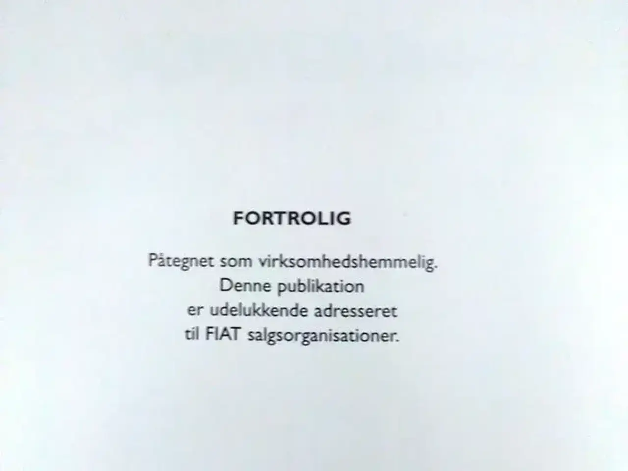 Billede 2 - Fiat Multipla Produktvejledning.