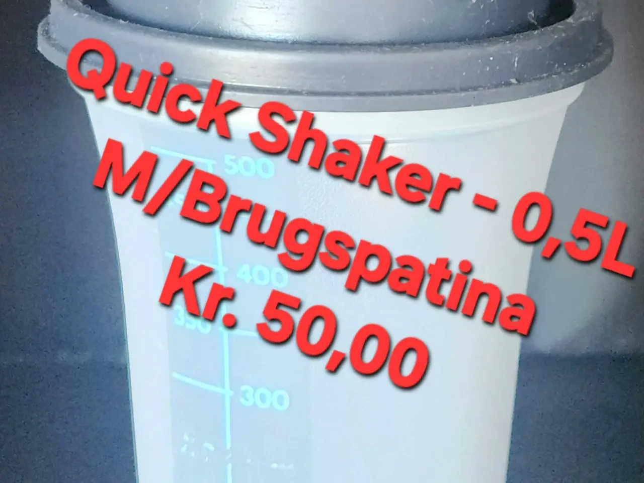 Billede 1 - Mellem størrelse Tupperware Grå Shaker 