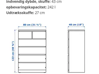 Malm kommode