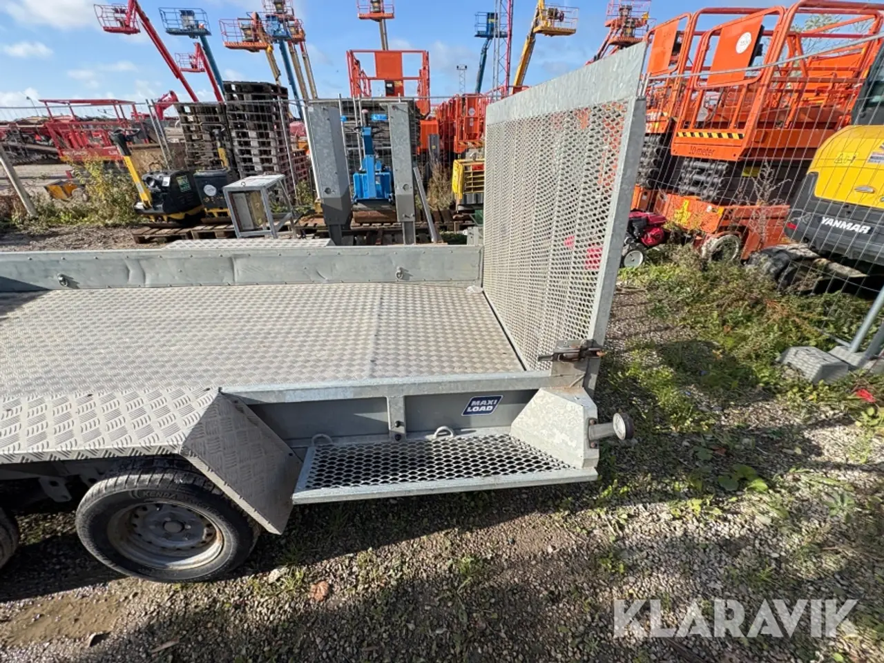 Billede 6 - Maskintrailer 2 akslet 3500kg Variant Maxi load