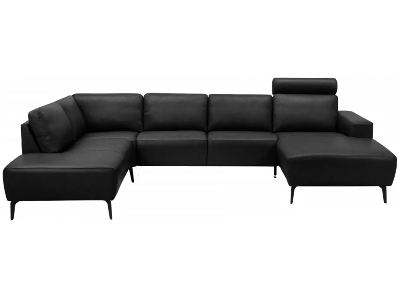 Billede 4 - Hjort Knudsen Copenhagen Læder U-sofa - Højrevendt