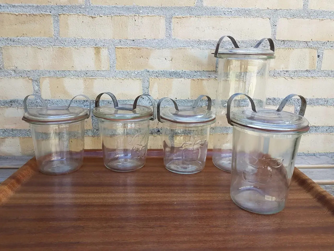 Billede 2 - Henkogningsglas med gummiring og spænde