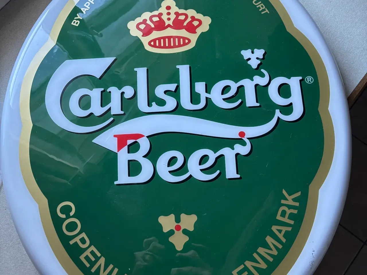 Billede 1 - Stort Carlsberg plastic skilt