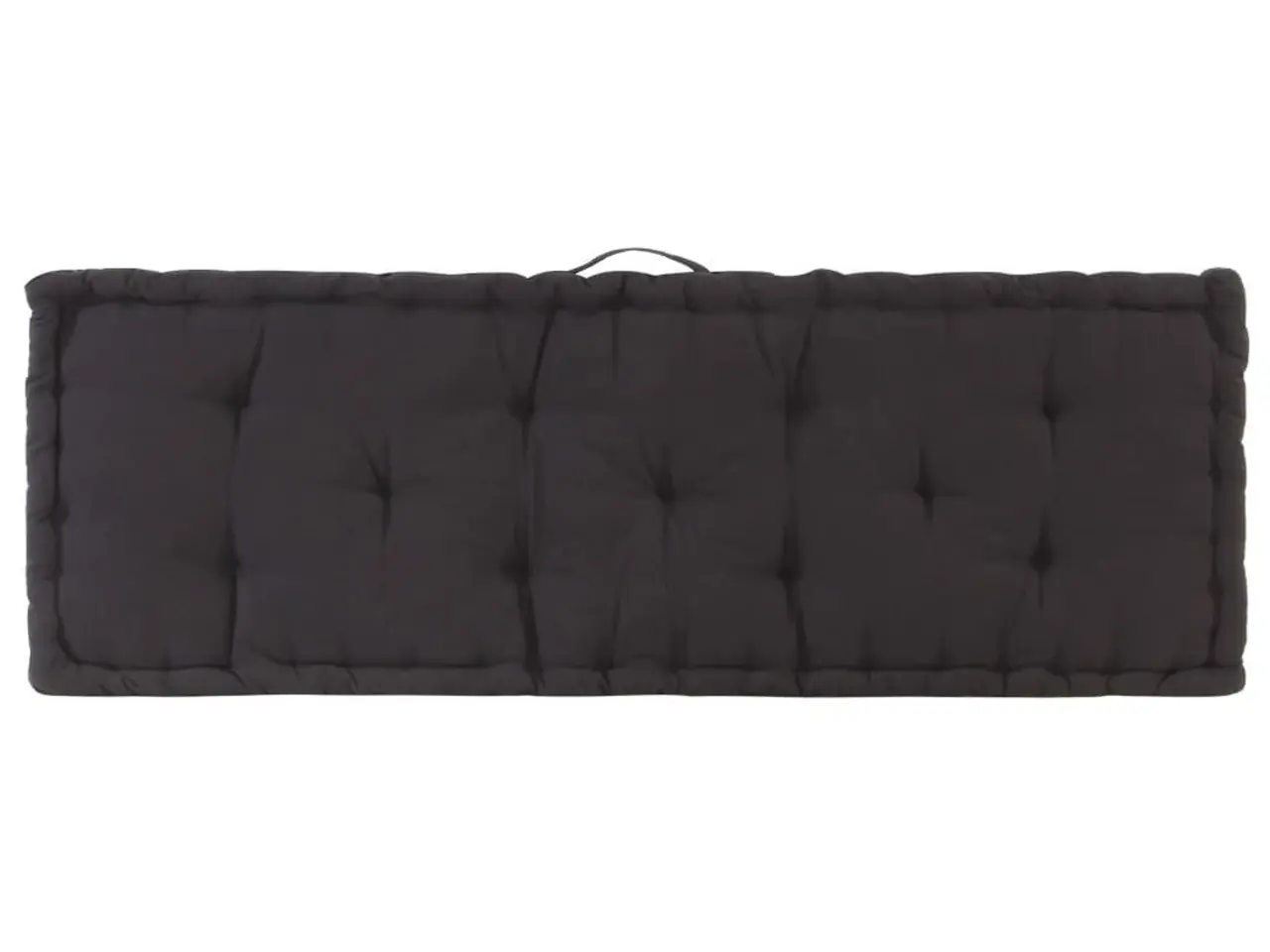 Billede 5 - Hynder til pallesofa 2 stk. i bomuld 120 cm - sort