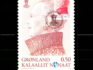 Dronning Margrethe II - 2012 - Post Greenland G 488 - Brugt