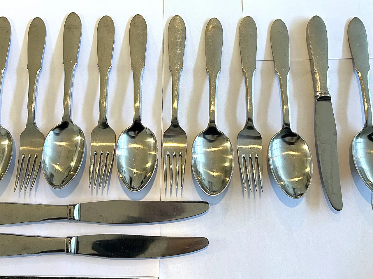 Billede 1 - Georg Jensen Mitra Bestik 13 dele.