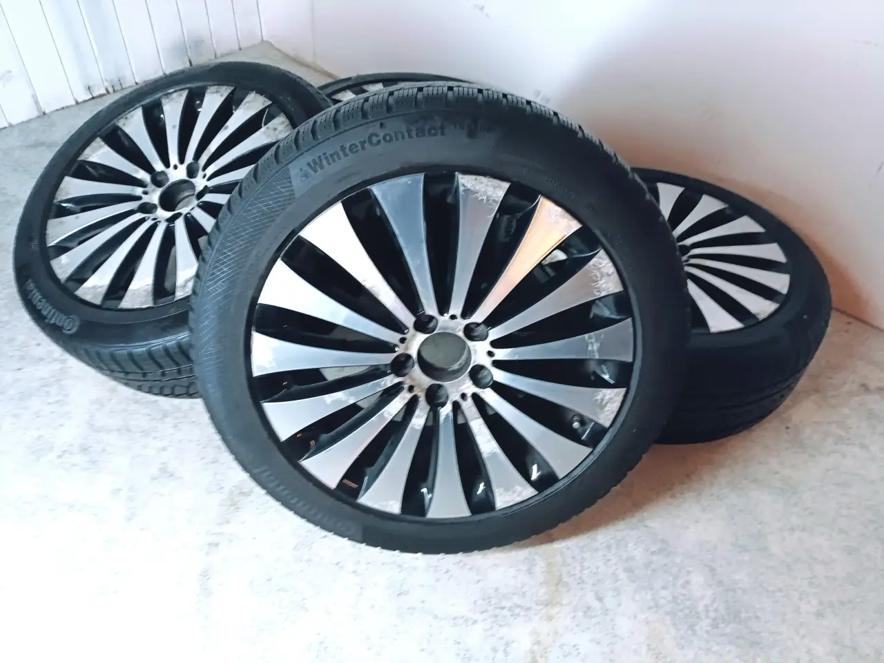 Billede 6 - 5x112 18" ET43 8x18 nav 66,6' Mercedes vintersæt