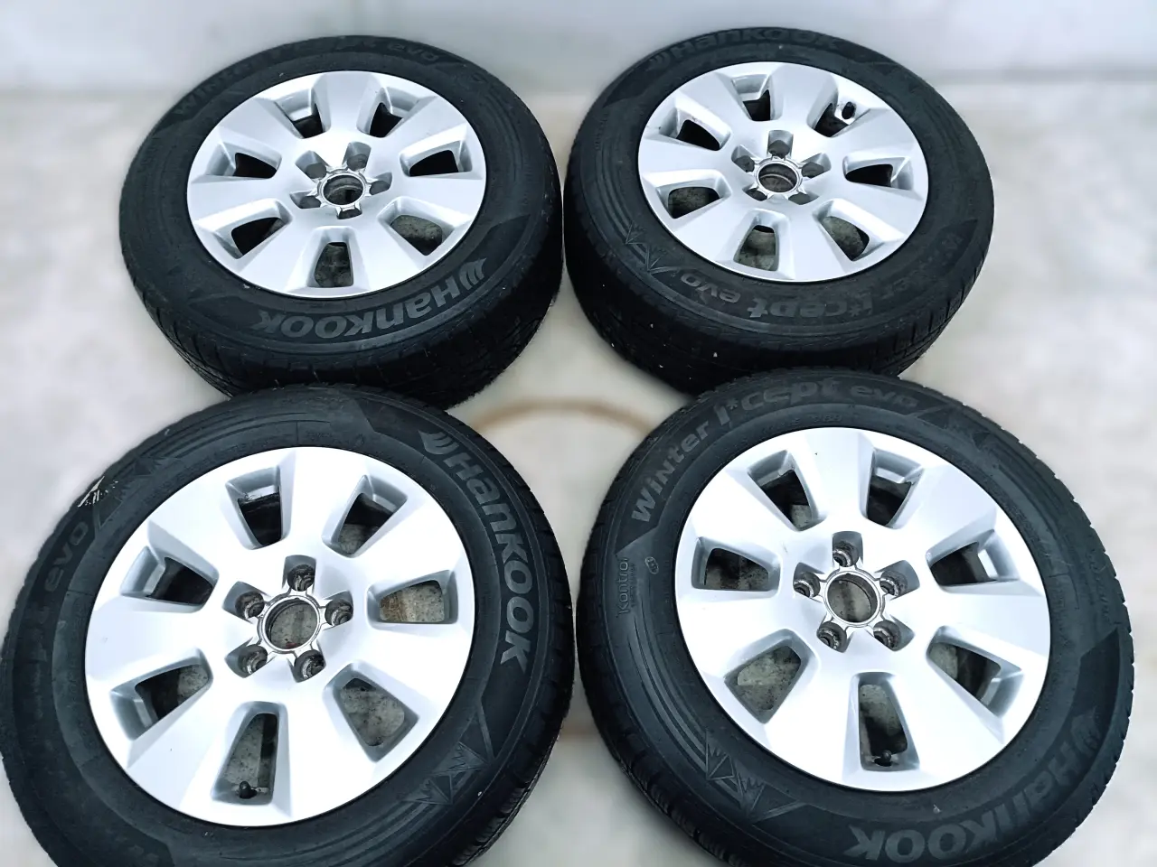 Billede 5 - 5x112 16" ET37 nav 66,5ø AUDI vintersæt 