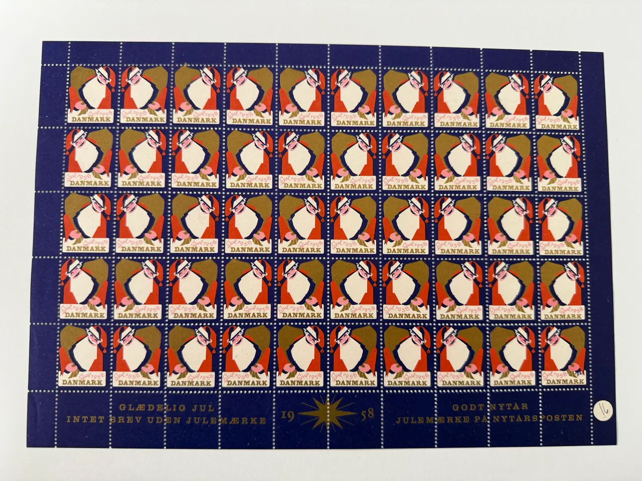Billede 7 - Julemærkeark 1952-1959