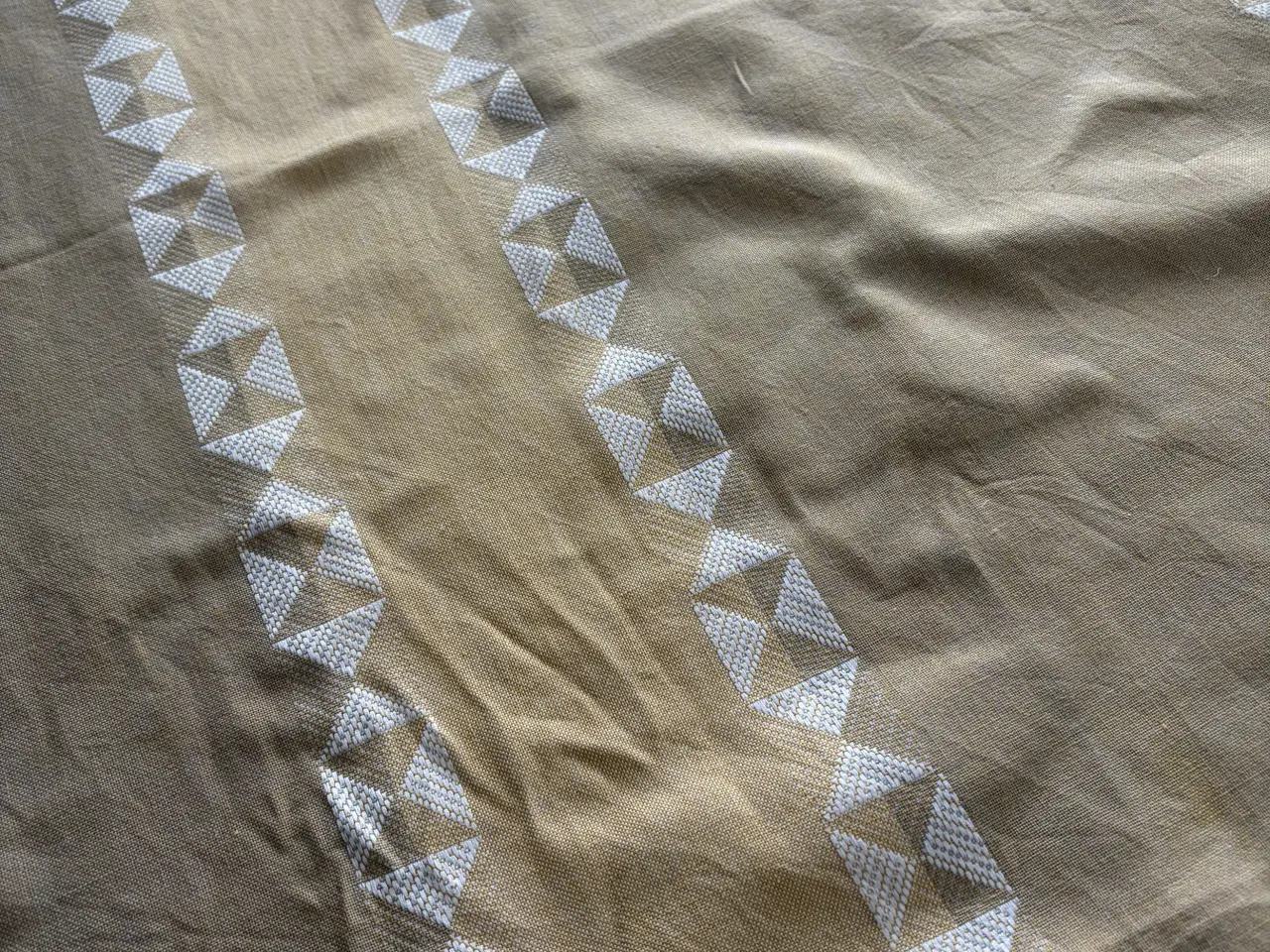 Billede 1 - Beige dug 155x150