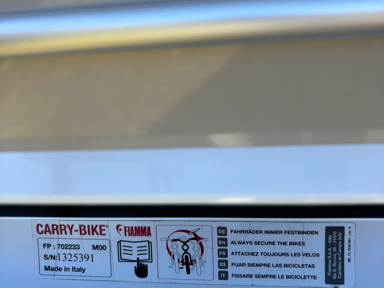 Billede 6 - Cykelholder Carry Bike Pro M til autocamper