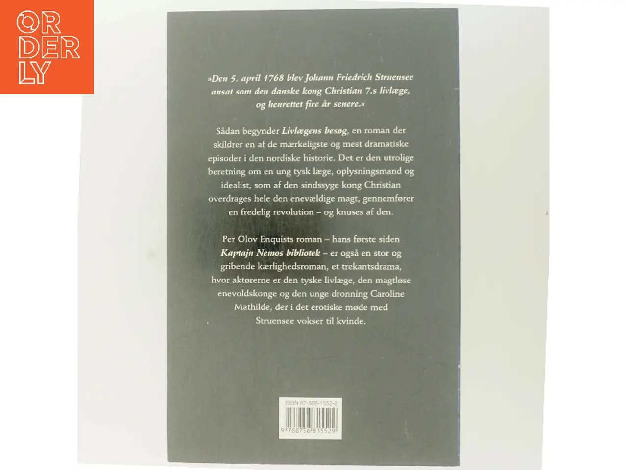 Billede 3 - Livlaegens Besog: Roman (Danish Edition) af Per Olov Enquist (Bog)