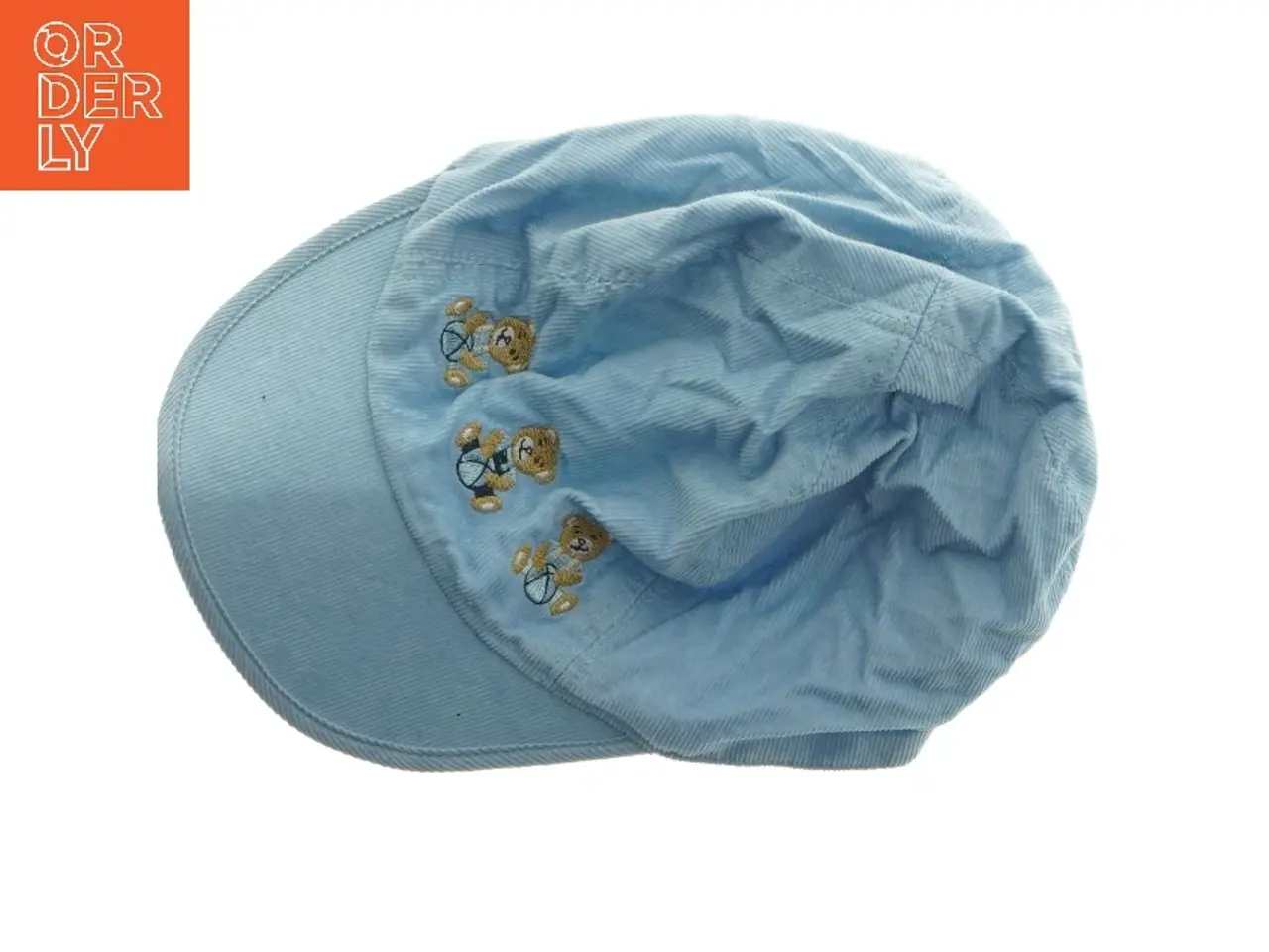 Billede 1 - Babycap i blå bomuld (str. 18 cm)