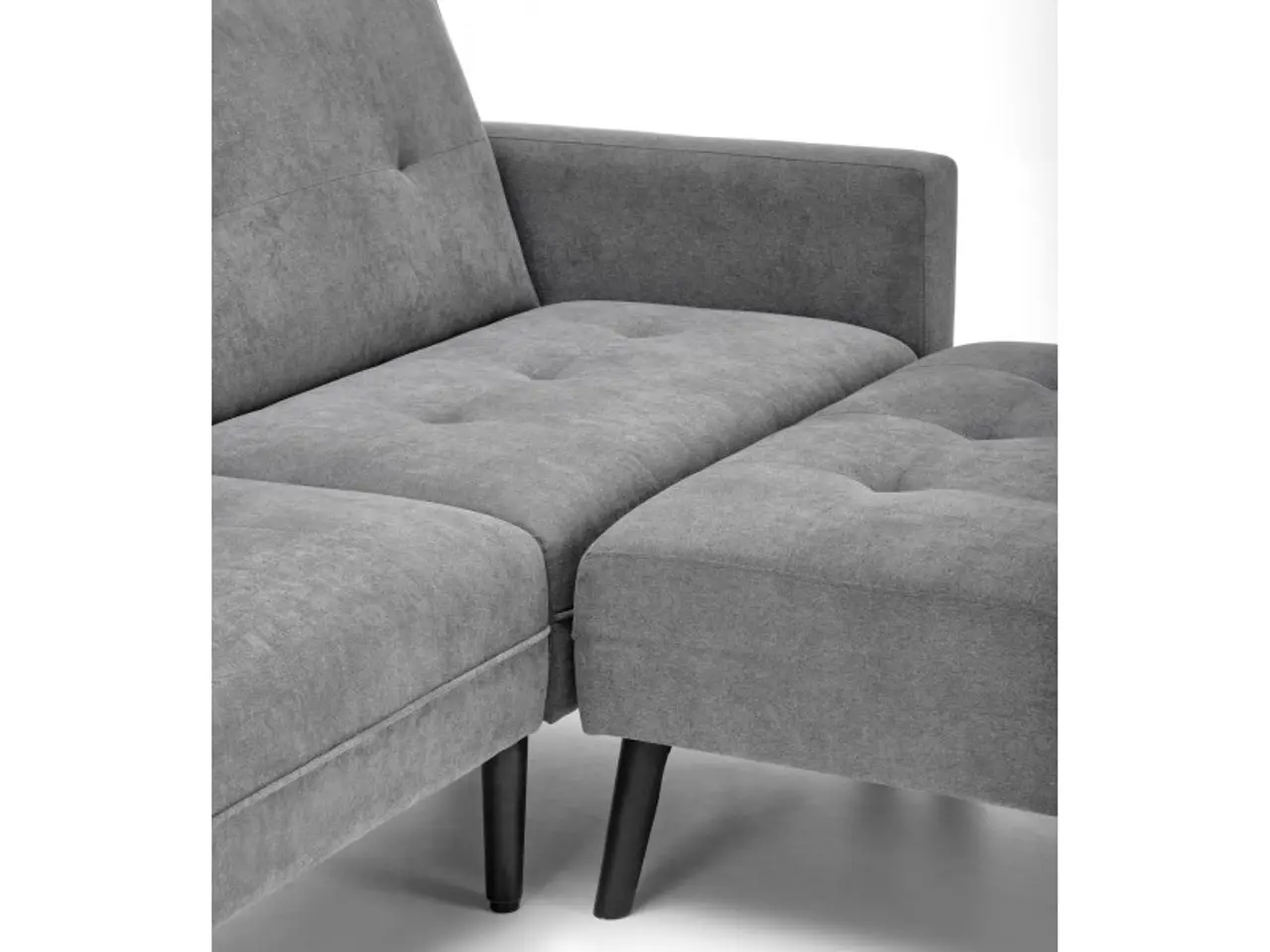 Billede 14 - CORNELIUS sammenklappelig sofa med ottoman, - Grå