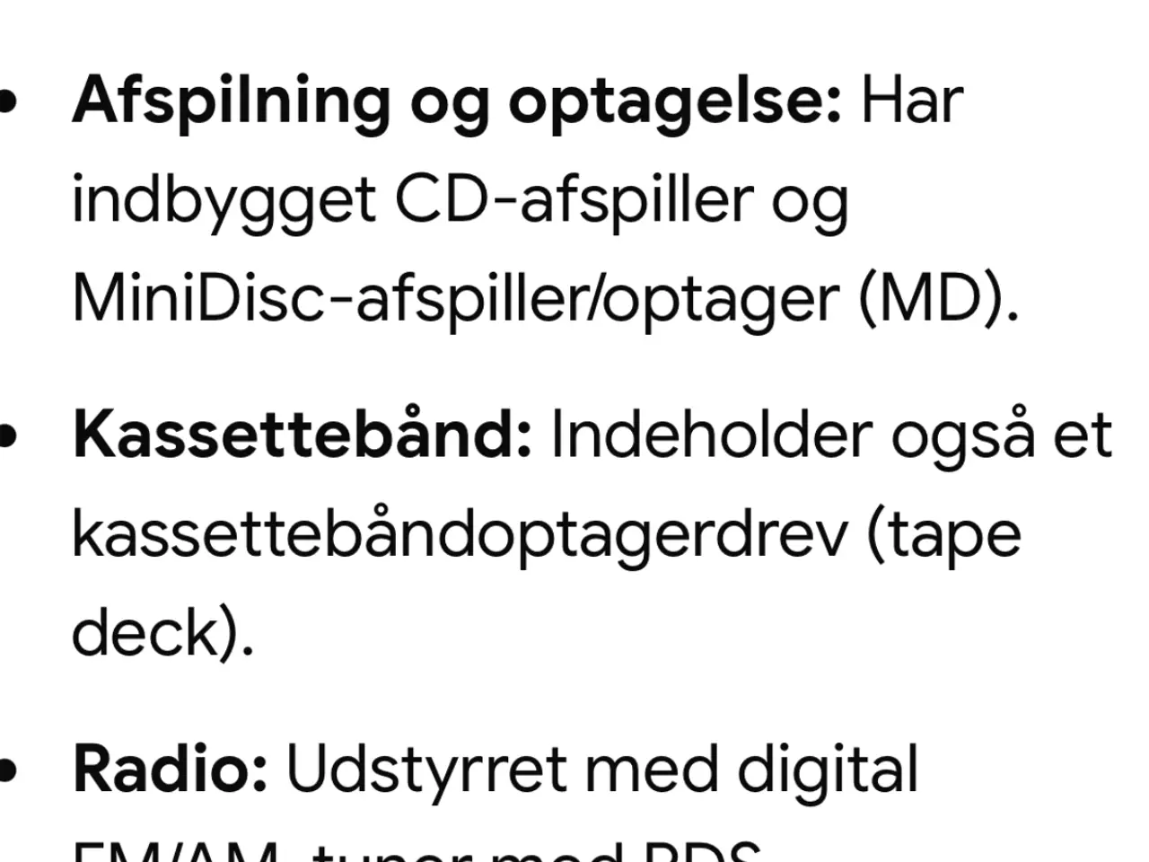 Billede 2 - Stereoanlæg i flot stand 